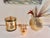 Gold Late 20th Century Gilded Gold Leaf Drinking Glasses/Bud Vases - Set of 8 For Sale - Image 8 of 9
