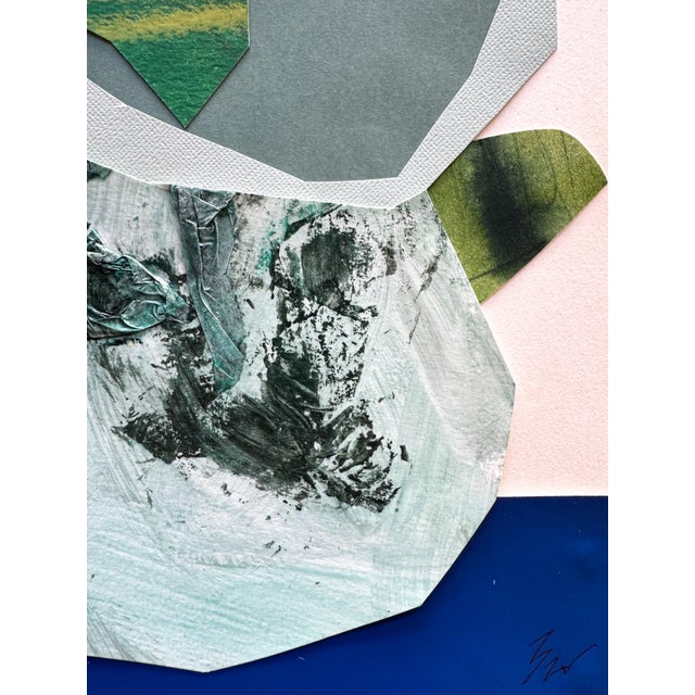 "Little Miss Sunshine" Original Framed Collage on Paper by Zac Woodiel For Sale - Image 4 of 12