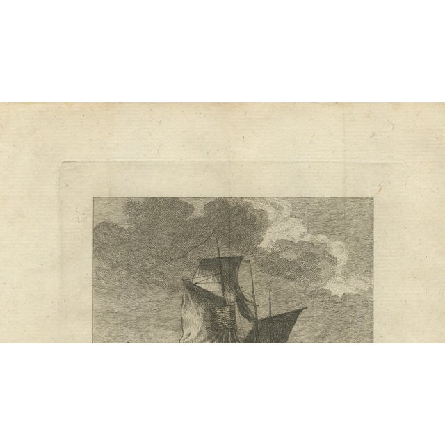 Simon Fokke after Hendrik Kobell, American Privateer Captures an English Packet Boat, 1777, Paper For Sale - Image 6 of 9