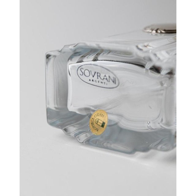 Vintage Glass Decanter in Clear Glass, 1980s For Sale - Image 10 of 13