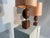 Red Travertine and Brass Lamps from Philippe Barbier, 1970s, Set of 2 For Sale - Image 10 of 13