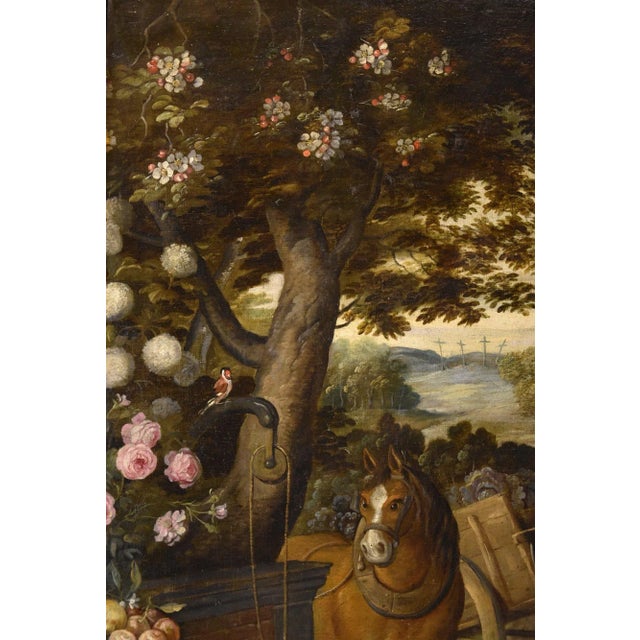 Workshop of Jan Brueghel the Younger, Noli Me Tangere, 1650, Oil on Canvas For Sale - Image 13 of 16