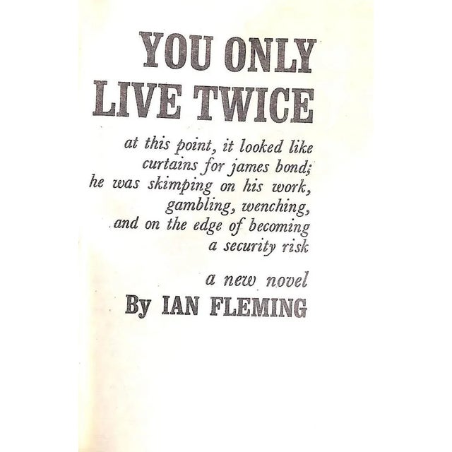 Traditional "You Only Live Twice" 1964 Fleming, Ian For Sale - Image 3 of 5