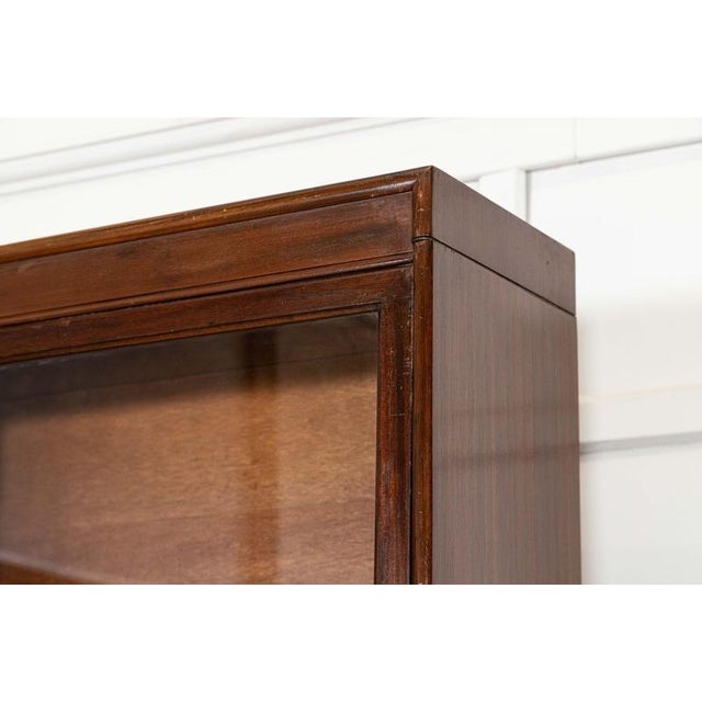 Large Gunn Glazed Sectional Bookcase in Mahogany, 1900 For Sale - Image 13 of 17