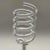 Mid 20th Century Vintage Spiral Lucite & Chrome Wine Holder Stand Attributed to Dorothy Thorpe For Sale - Image 5 of 8