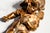 1950s Heavy Classical Figurine Vintage Solid Metal Cherub Putti With Bird Sculpture Paperweight Home Decor Art For Sale - Image 5 of 13
