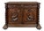 Henri II Style Hunting Buffet in Carved Oak with Twisted Columns For Sale