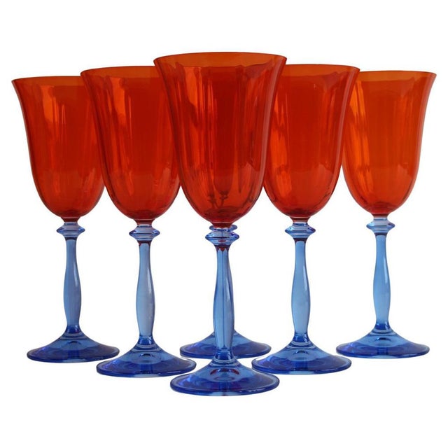 Vintage Wine Glasses from Crystalex, Czech Republic, 1990s, Set of 6 For Sale - Image 11 of 11