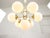 Vintage Italian Brass and Opaline 10-Arm Chandelier, 1970s For Sale - Image 15 of 18