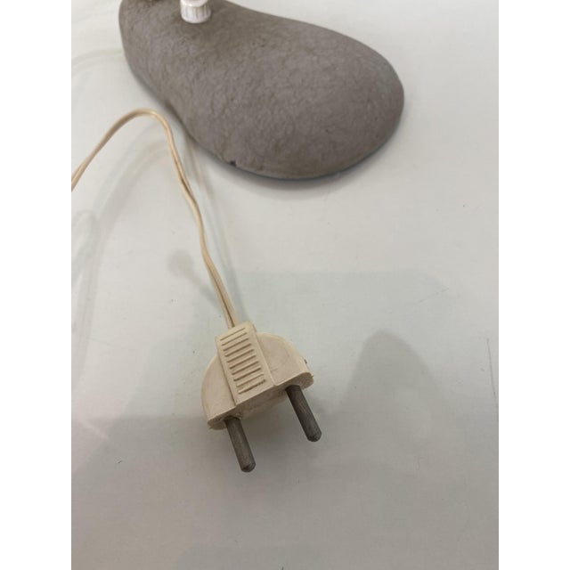 Beige Mid-Century Shrink Varnish Adjustable Table Lamp, 1950s For Sale - Image 8 of 15