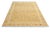 Handmade Cotton Vegetable Dyed Area Rug, Mustard Yellow Shooting Star Dhurrie - 9'x12' For Sale - Image 9 of 10