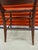 Antique American Pressed Back Oak Dining Chair With Embossed Leather Seat For Sale - Image 12 of 14