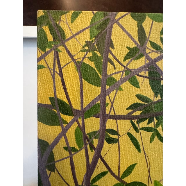 Astrid Preston, Through Branches, 2003. Oil on canvas, 42 × 42 inches. Signed and dated verso ("Astrid Preston 2003")....