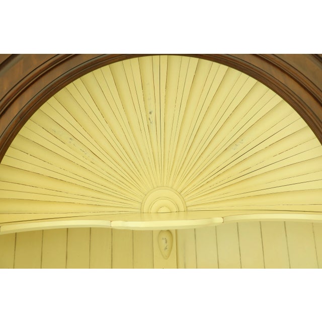 Harden Furniture Harden Chippendale Cherry Corner Cupboard For Sale - Image 4 of 11