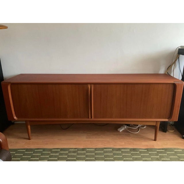 Danish Teak Tambour Door Sideboard from Bernhard Pedersen & Søn For Sale - Image 14 of 18