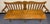 Brown Mid 20th Century Rockport Maple Bench For Sale - Image 8 of 12