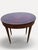 1920 English Sheraton Mahogany Leather Top Side/Sofa Tables, American Made. For Sale - Image 13 of 16