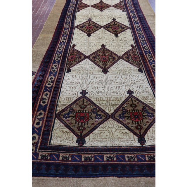 Late 19th Century Antique Persian Serab Serapi Carpet, 4'6" X 10'4" For Sale - Image 5 of 13