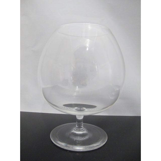 Steuben Hand Blown Glass Century Pattern 6 1/4" Brandy Snifter Goblet Set of 2 For Sale In Portland, OR - Image 6 of 6