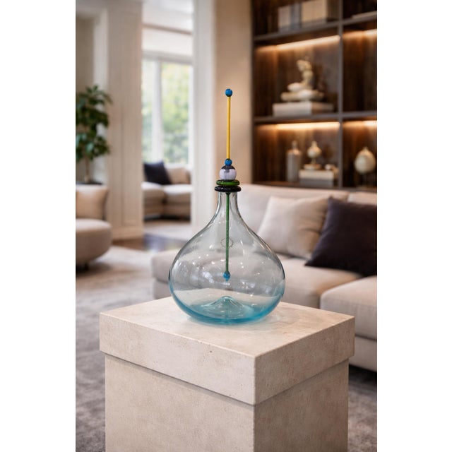 1980s Murano Glass Bottle by V. Nason for Maestri Di Murano, 1980s For Sale - Image 5 of 11