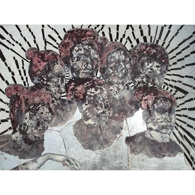 Early 21st Century Sax Berlin The Great Uncovering of the Face of God, Oil on canvas painting 2006-2013 For Sale - Image 5 of 5