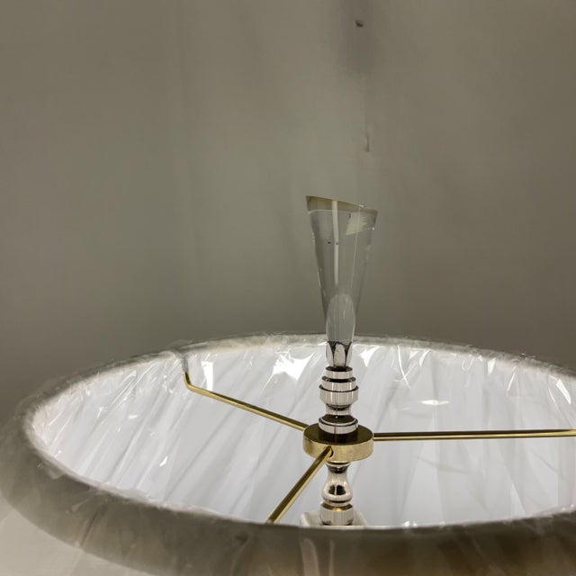 Vintage French Lucite Stack Lamps For Sale - Image 4 of 15