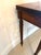 Late 18th Century George III Mahogany Reeded Legs Fold Over Top Hall Card Console Table by Gillows, 1780 For Sale - Image 5 of 13