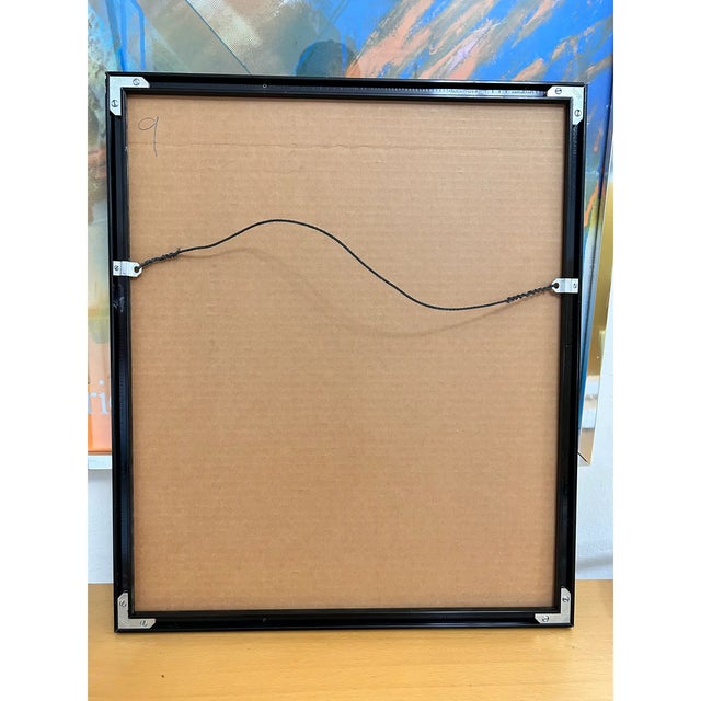 Mid 20th Century Vintage Black & White Framed Photograph of Young Woman For Sale - Image 5 of 5