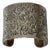 Attributed to Tom Binns Sterling Silver Abstract Typography Wide Cuff Bracelet Tb .925 103g C. 2000s For Sale