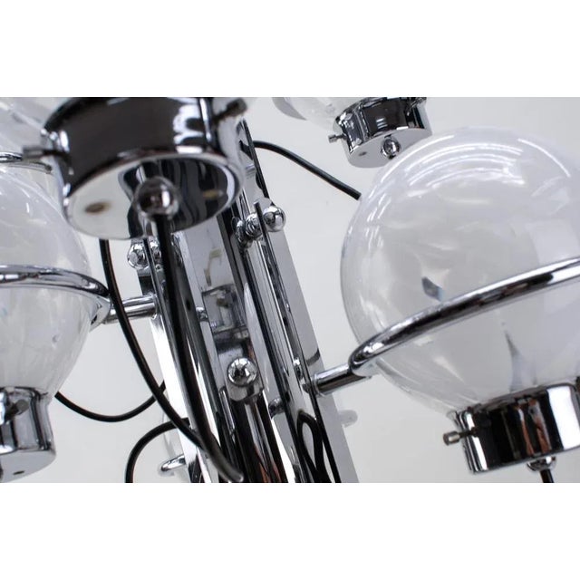 Murano Glass Orbit Lamp from Mazzega, Italy, 1960s For Sale - Image 10 of 13