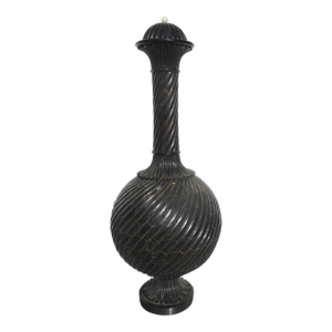 Handmade Horn Veneer Votive Bottle