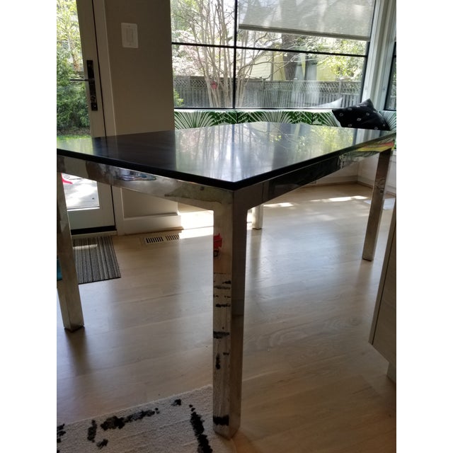 Mitchell + Gold Black Quartz Top Dining Table Chairish