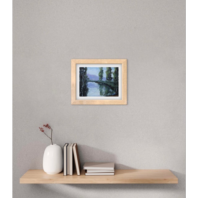 Contemporary Minimalist Expressionist Landscape (Original Oil Painting) For Sale - Image 3 of 8