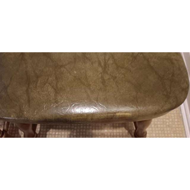 1950s Richardson Brothers Solid Oak Windsor Chairs - Set of 2 For Sale - Image 9 of 12