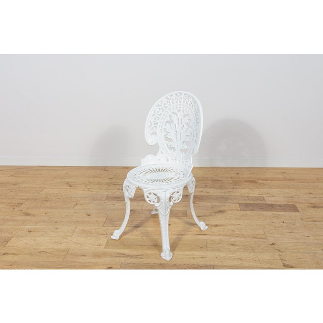 Victorian Aluminium Garden Dining Set, United Kingdom, 1950s, Set of 5 For Sale - Image 18 of 18