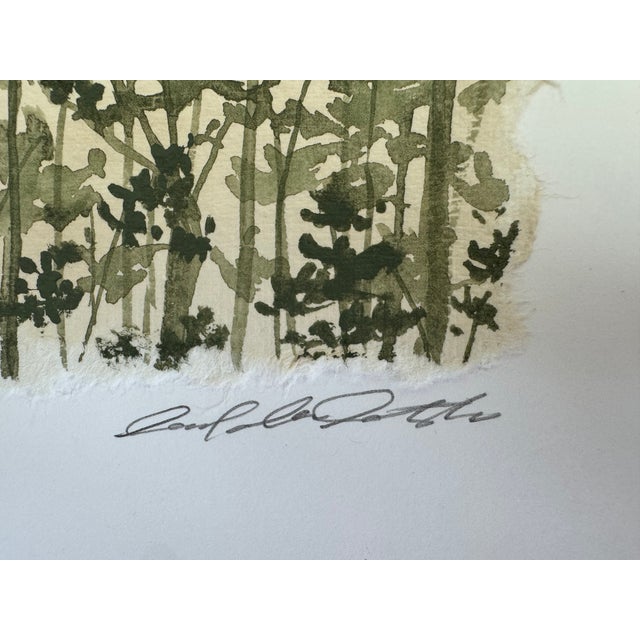 2020s Contemporary Laurel Dawn Watercolor Botanical Study, Framed For Sale - Image 5 of 5