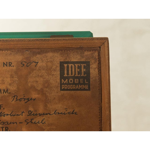 Brown Bedside Tables from Oldenburg Furniture Workshops, 1950s, Set of 2 For Sale - Image 8 of 9