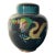 Vintage Chinese Cloisonné Dragon Ginger Jar W/ Lid, Decorative Collectible Vase For Sale