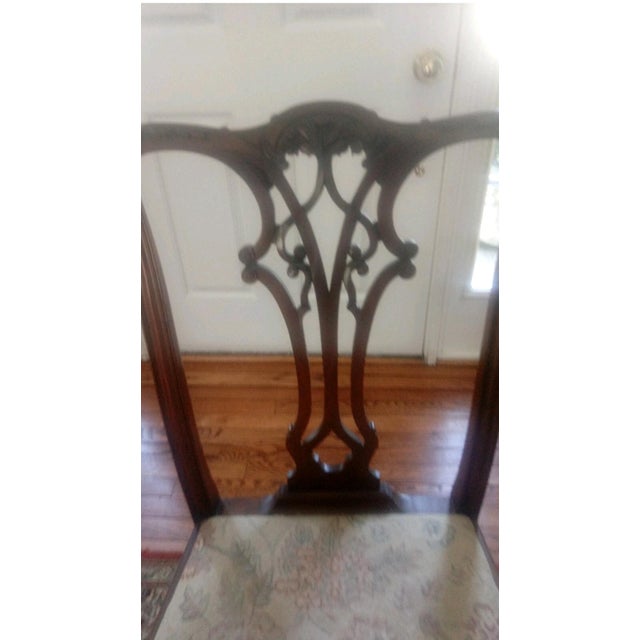 Set of Six English Chippendale Mahogany Ball. & Claw Side Chairs Circa 1880 W/ Provenance Calvin Coolidge Cabinet Member For Sale In Philadelphia - Image 6 of 8