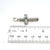 1990s David Yurman Black Diamond Cross Pendant Sterling Silver Estate For Sale In New York - Image 6 of 7
