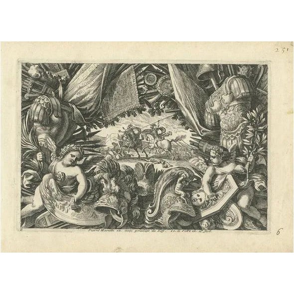 Lepautre, A Trophy of Arms, 1650, Print For Sale