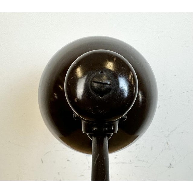 Vintage Brown Adjustable Table Lamp, 1960s For Sale - Image 17 of 18