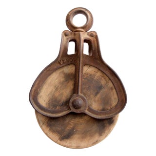 Antique Jamesway Barn Hay Trolley Pulley For Sale