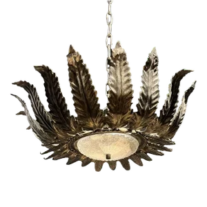 1940’s Italian Sunburst Light Fixture