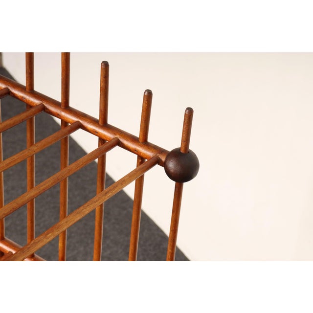 Folk Art Whimsy Stick and Ball Spindle Shelf / Etagere For Sale - Image 13 of 14