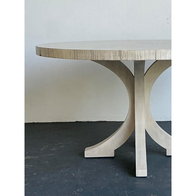 Early 21st Century Vintage Carlyle “Carlyle” Washed Wood Dining Table For Sale - Image 5 of 17