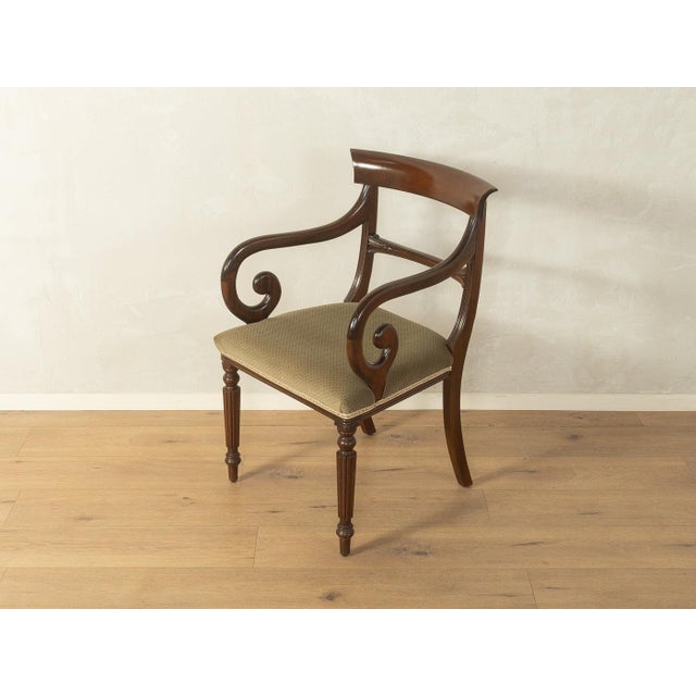 Vintage Regency English Armchair For Sale - Image 9 of 9