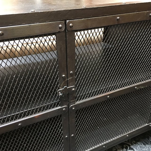 Restoration Hardware Industrial Mesh Media Chairish