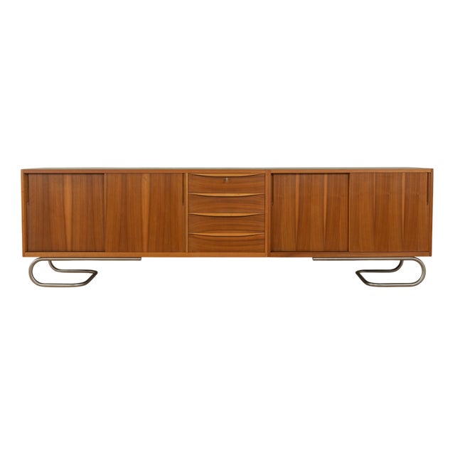 Teilmassive Sideboard, 1950s For Sale