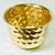 Mid-Century Boho Chic Hollywood Regency Arts & Crafts Medium Textured Round Brass Planter For Sale - Image 6 of 10